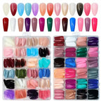 Artificial Nails 576Pcs - 24 Sets with Complimentary Glue