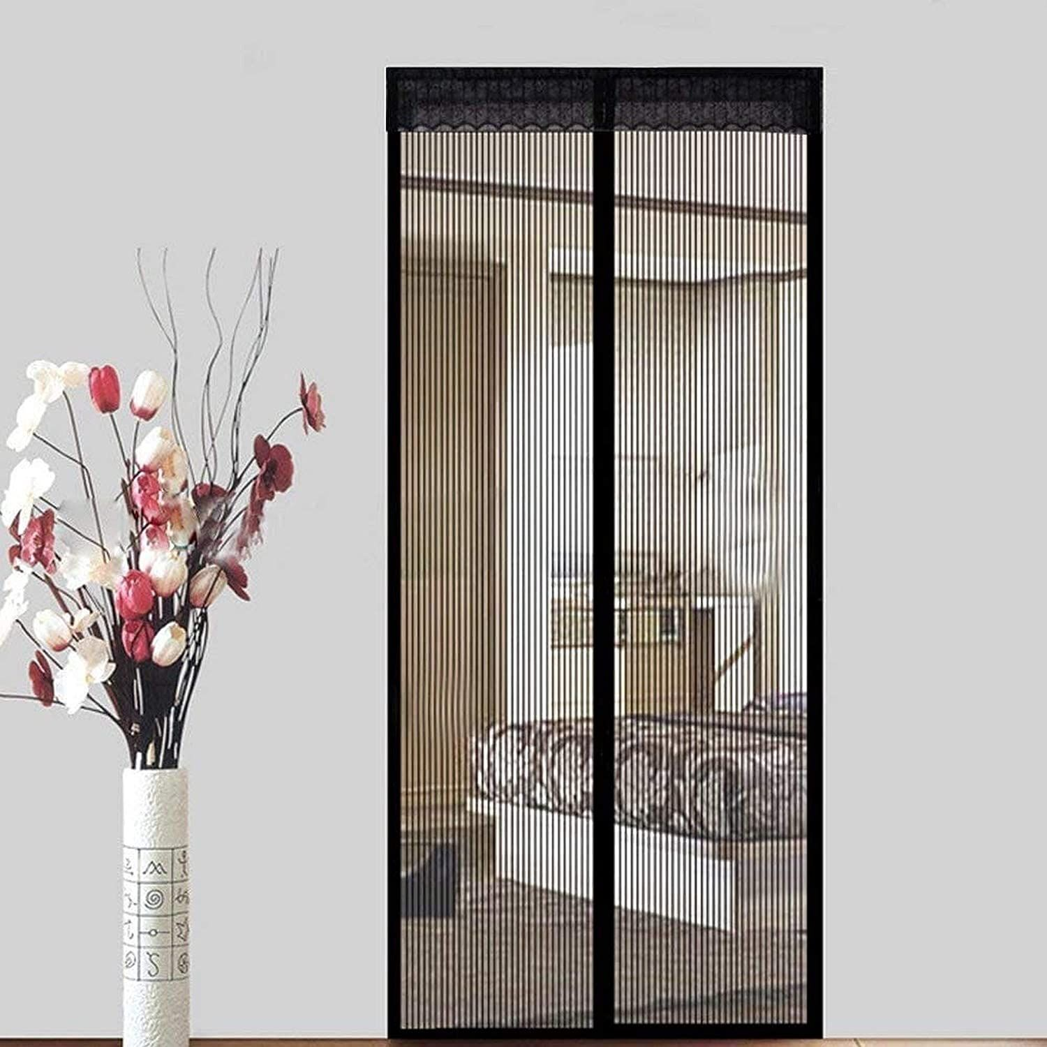 Anti Mosquito Net - Magnetic Mesh Curtain (3.5x7 Feet)
